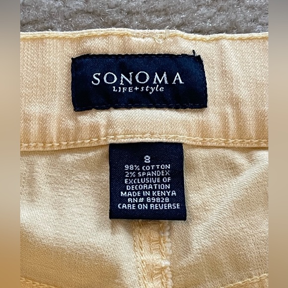 Sonoma Women Capri Pants - Stretch - Size: 8 - Picture 4 of 6